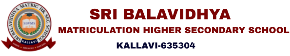Sri Balavidhya School Logo